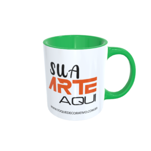 Caneca personalizada verde